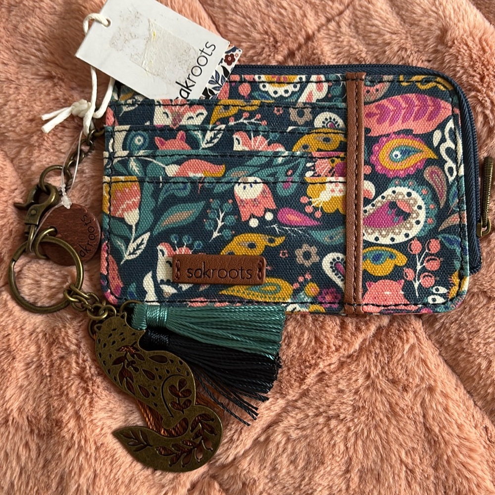 NWT Sakroots card holder wallet
